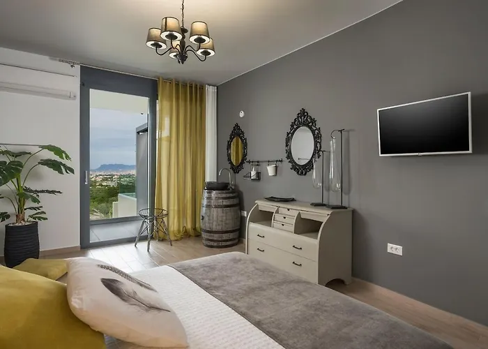 ヴィラ Luxury Olivenest With Private Heated Pool, Hot Tub & Sauna