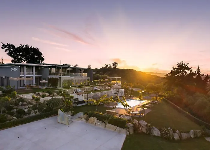 Luxury Olivenest With Private Heated Pool, Hot Tub & Sauna ヴィラ ハニア