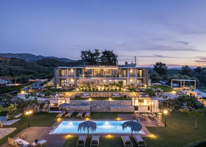 Luxury Olivenest With Private Heated Pool, Hot Tub & Sauna ヴィラ *