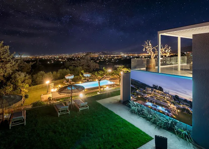 Luxury Olivenest With Private Heated Pool, Hot Tub & Sauna * ハニア