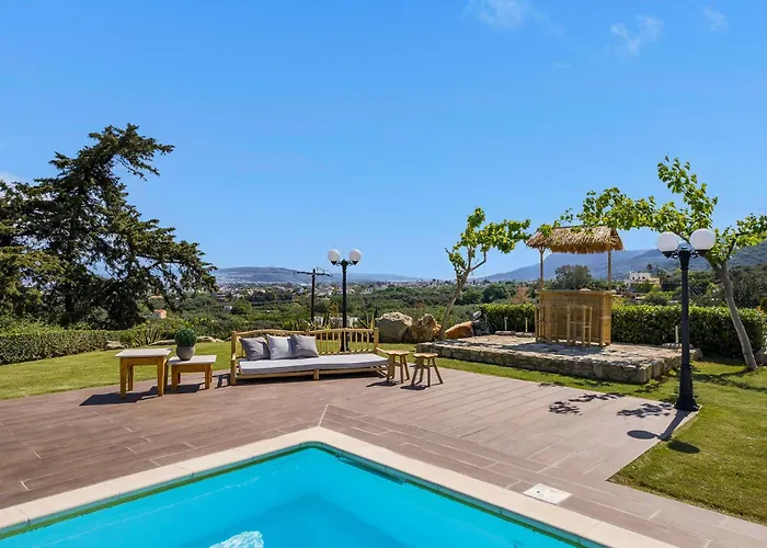 Luxury Olivenest With Private Heated Pool, Hot Tub & Sauna Villa La Canée