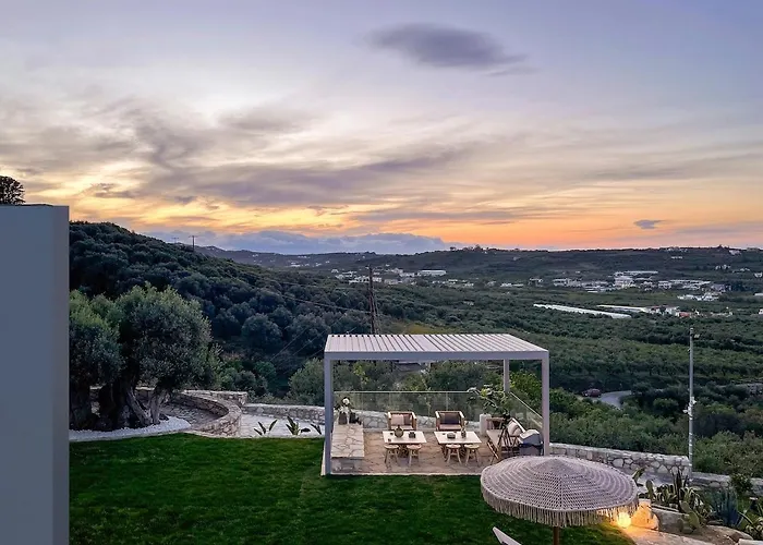 Luxury Olivenest With Private Heated Pool, Hot Tub & Sauna La Canée