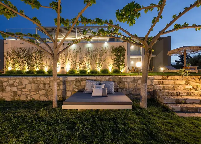 Luxury Olivenest With Private Heated Pool, Hot Tub & Sauna * La Canée